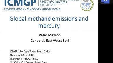 Global Methane Emissions and Mercury